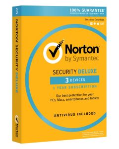 Norton Security Deluxe 3-Devices 1 Year