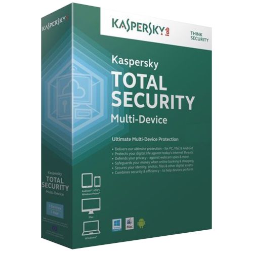 Kaspersky Total Security Multi-Device 3-Devices 1 Year