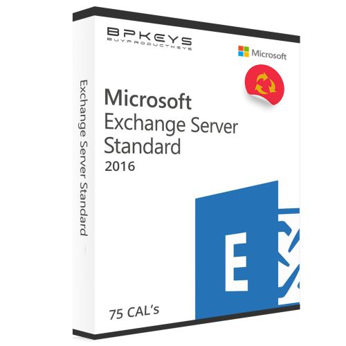 Microsoft Exchange Server 2016 Standard with 75 CAL's
