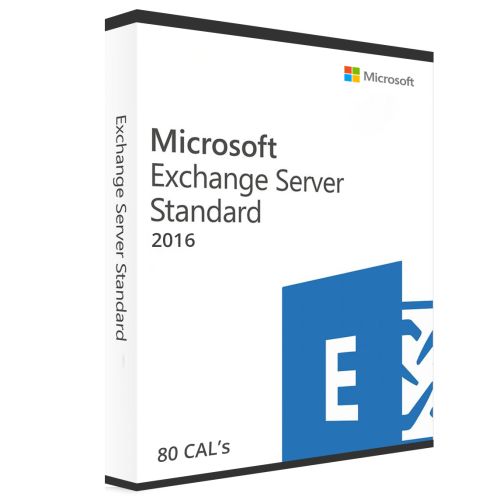 Microsoft Exchange Server 2016 Std with 80 CAL's