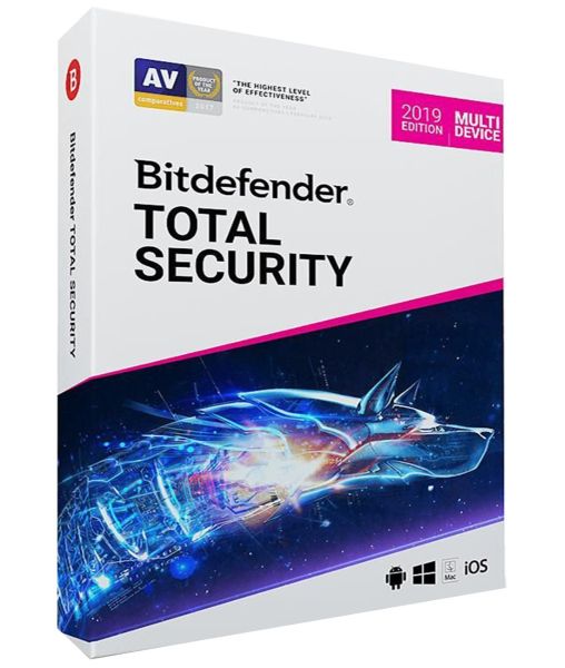 Bitdefender Total Security 3-Devices 1 Year