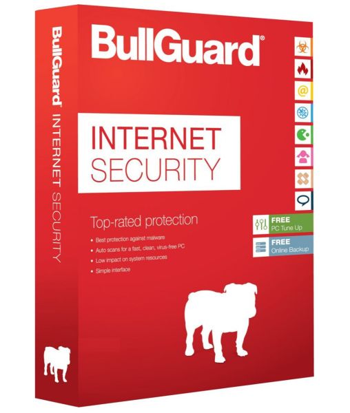 BullGuard Internet Security 3-PC 1 Year + 5 gb