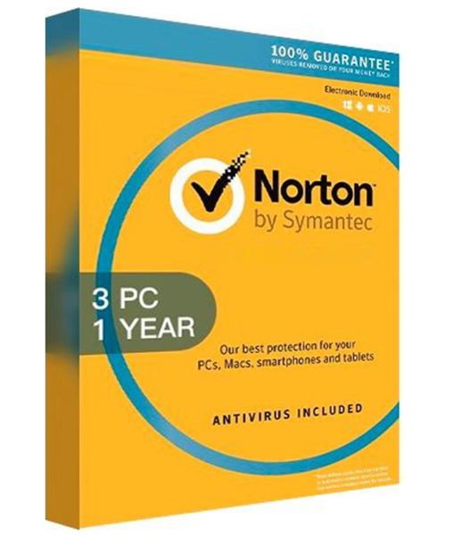 Norton Antivirus 3-PC 1 Year